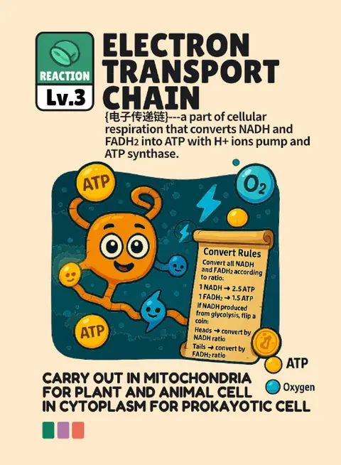 Electron Transport Chain card