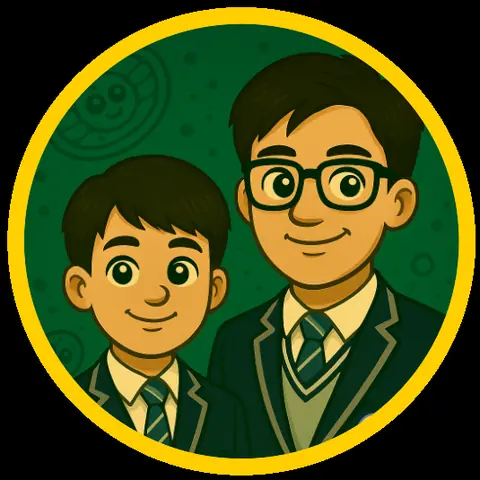 Hank and Eric, creators of Cell Arena